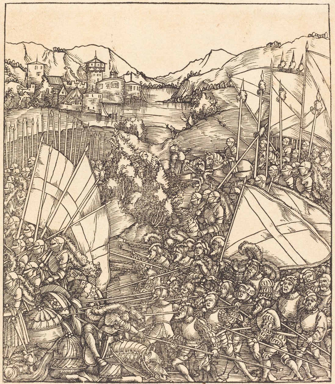 La guerra a Hainault da Hans Springinklee