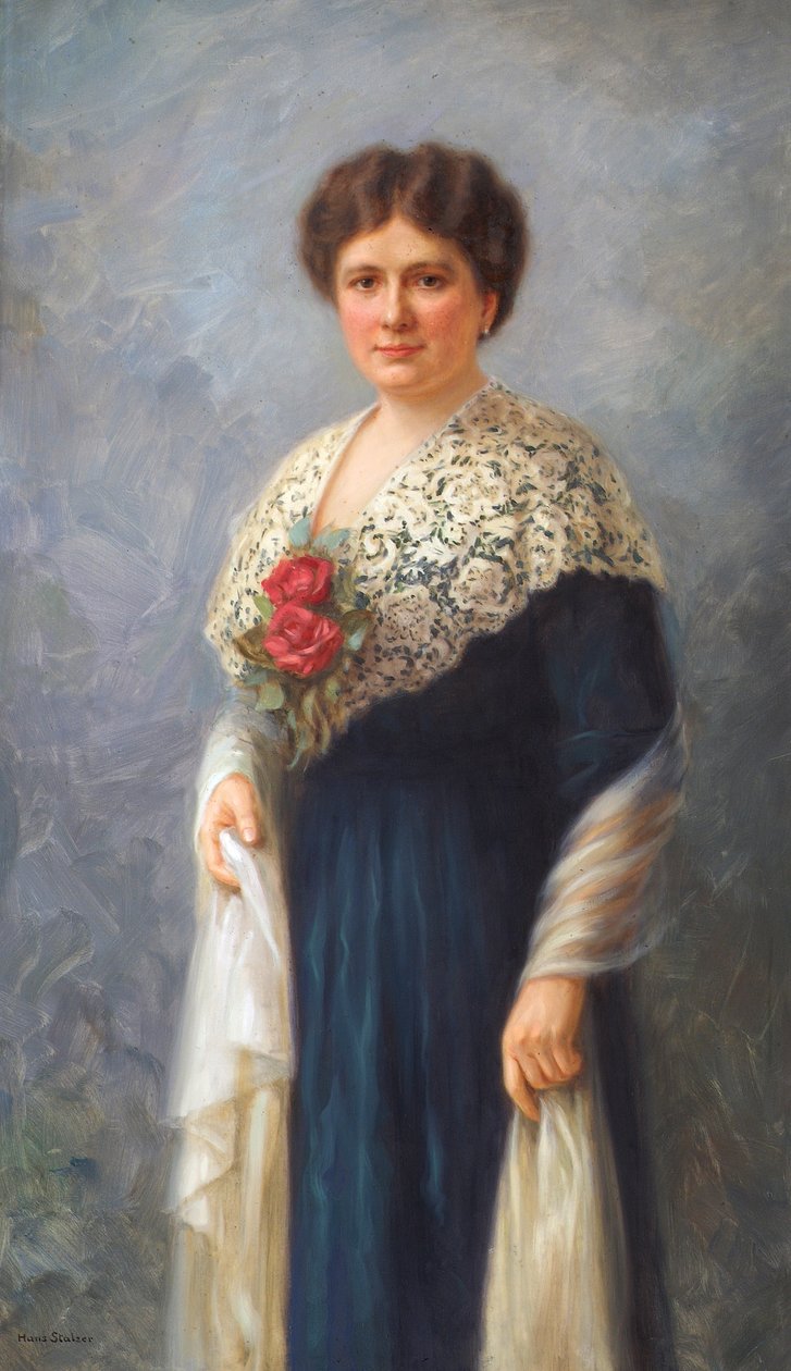 Ritratto di signora da Hans Stalzer