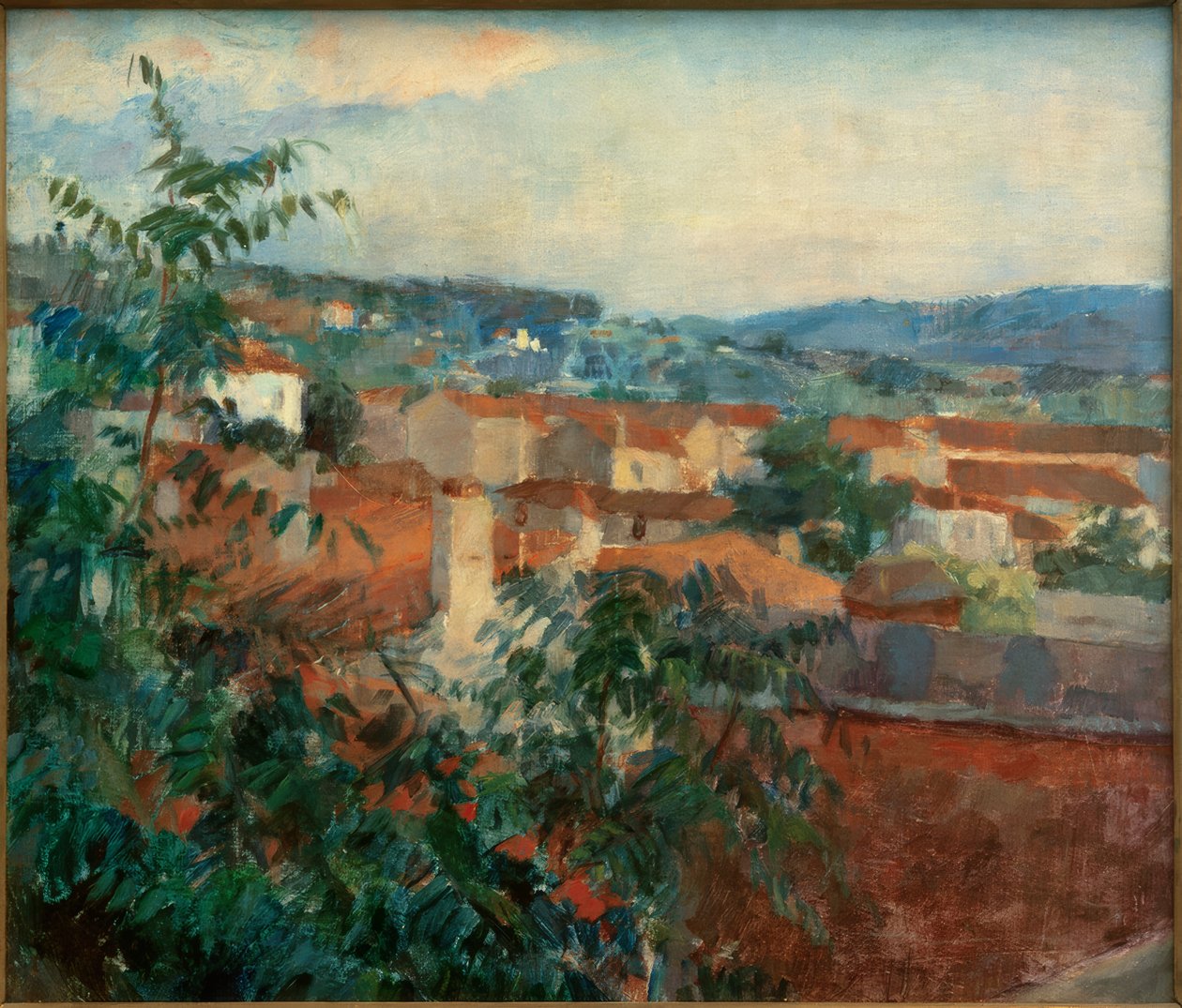 Paesaggio vicino a St. Tropez da Hans Sutter