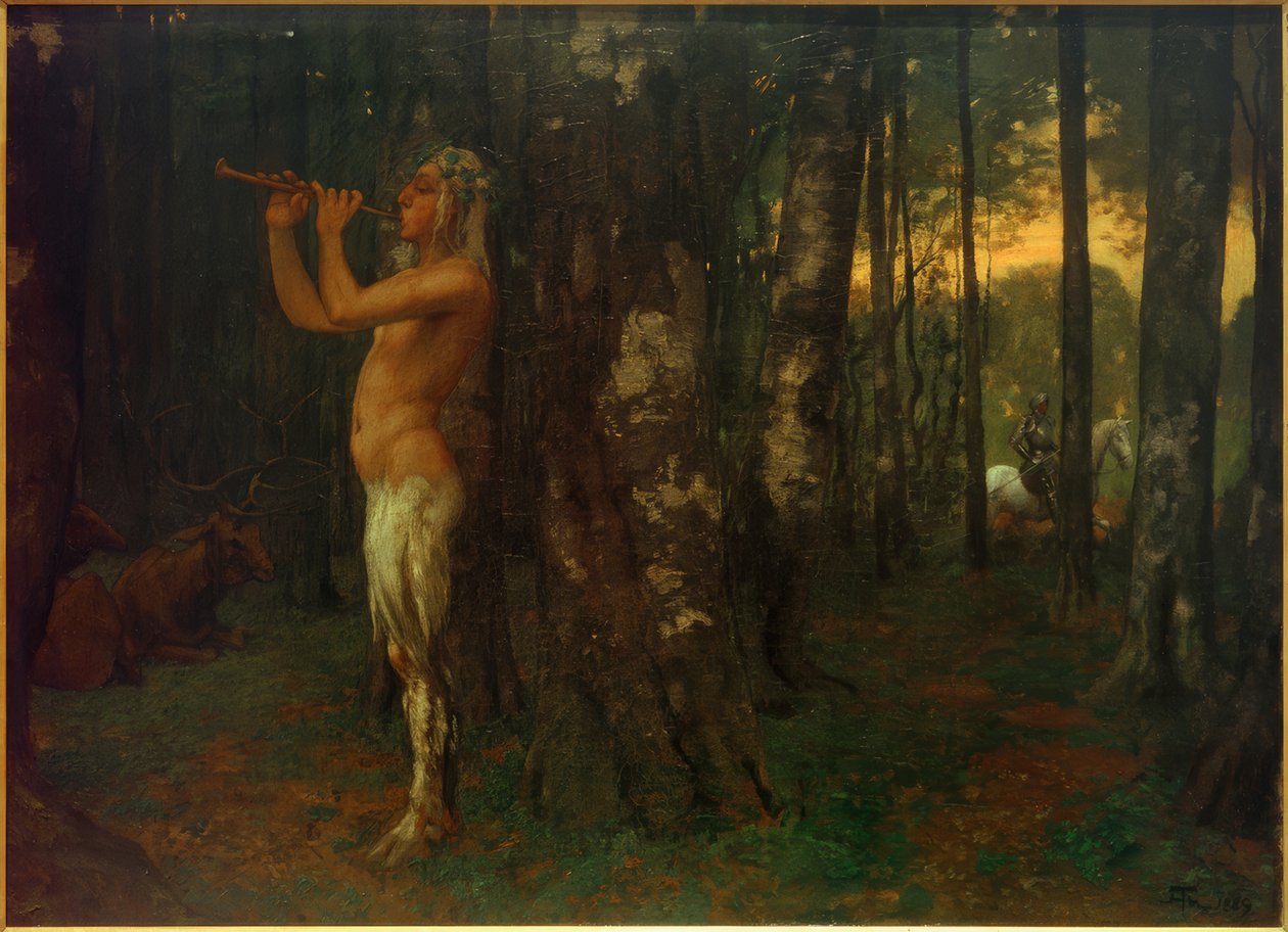 Crepuscolo nel bosco da Hans Thoma