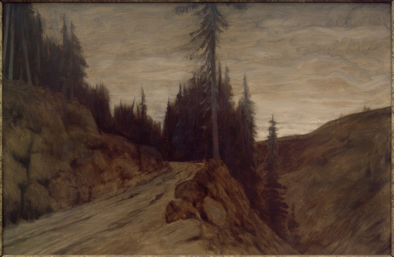 Abeti al crepuscolo da Hans am Ende