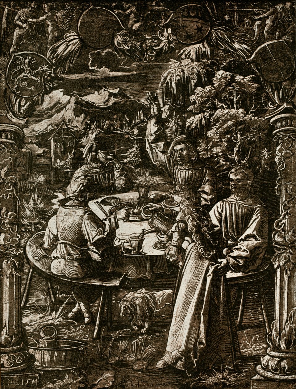 Glasvisierung da Hans the Younger Leu