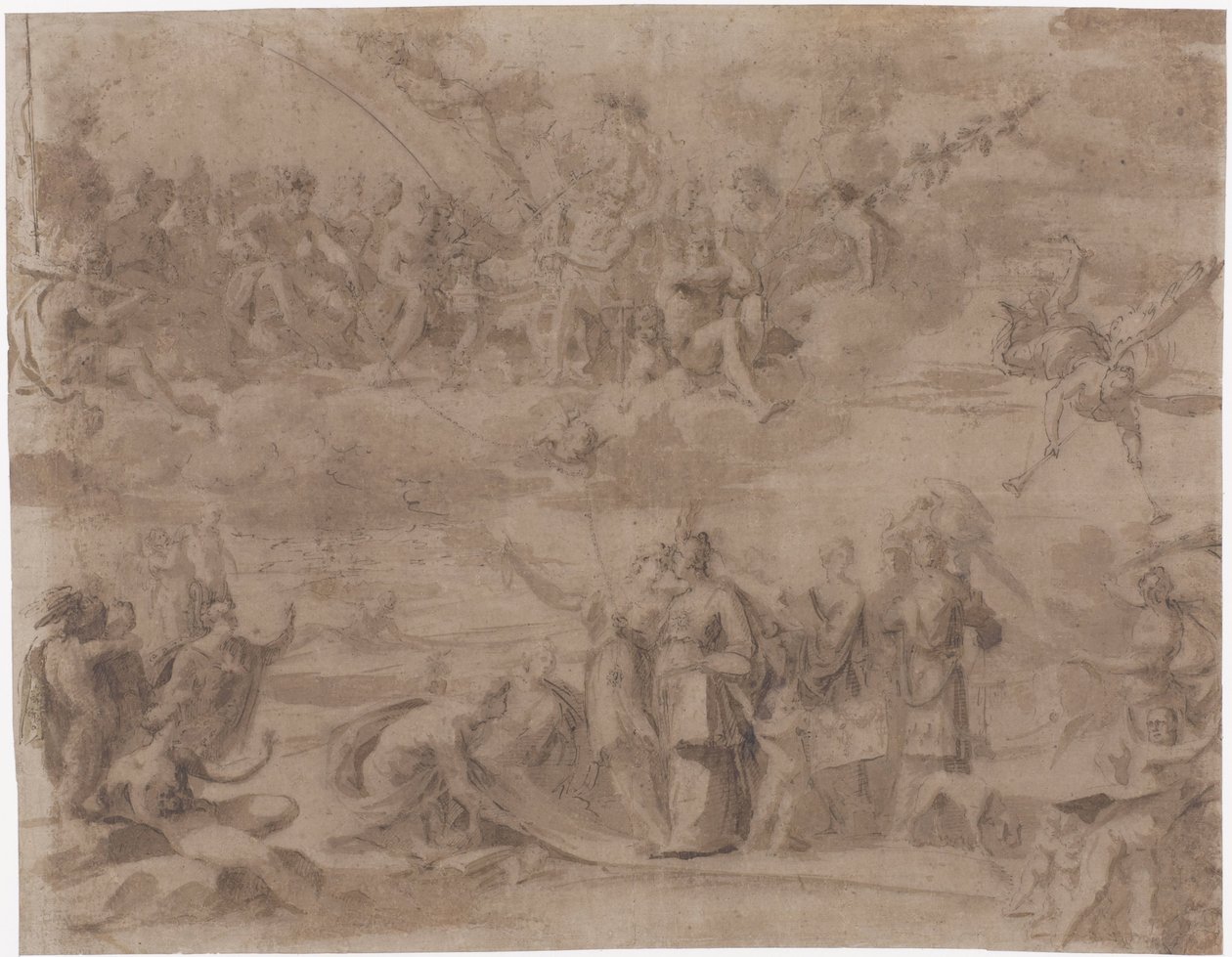 Rappresentazione allegorica da Hans von Aachen (possibly)