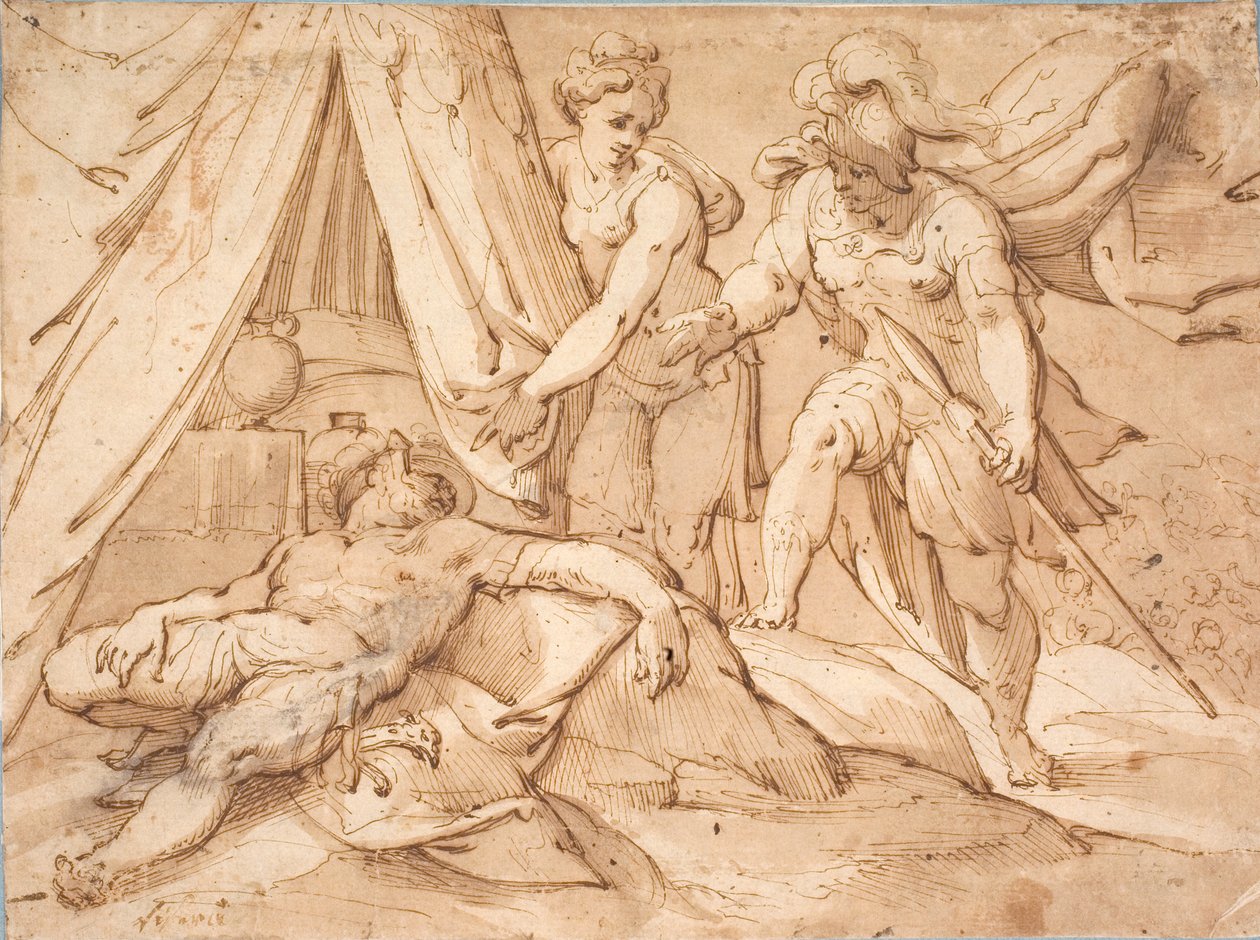 Jael e Sisera da Hans von Aachen