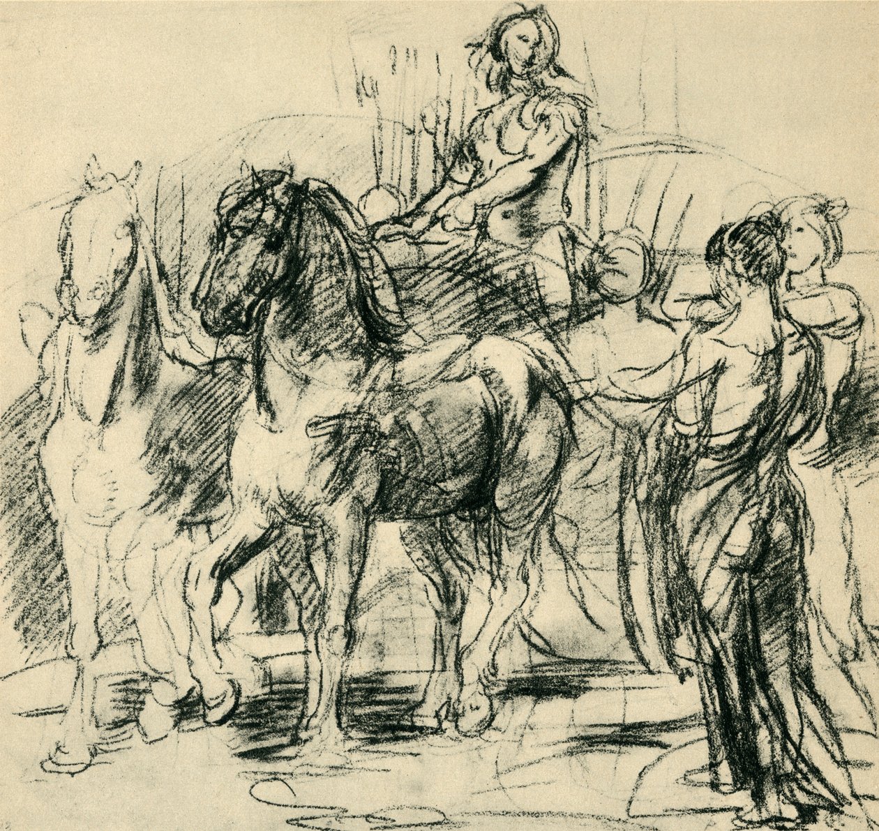 Carro, c1880, 1943 da Hans von Marées