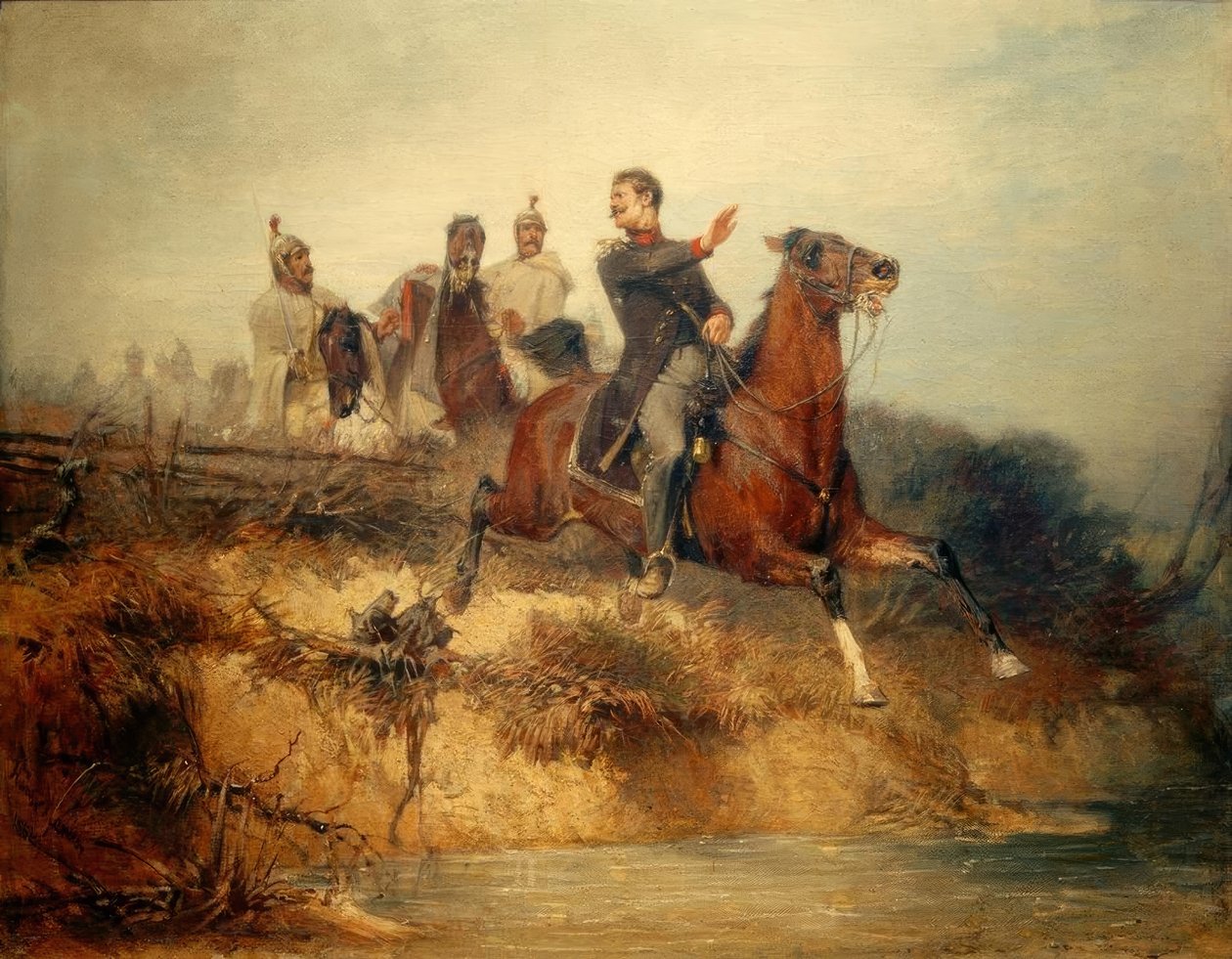 Scena dalle guerre di liberazione da Hans von Marées