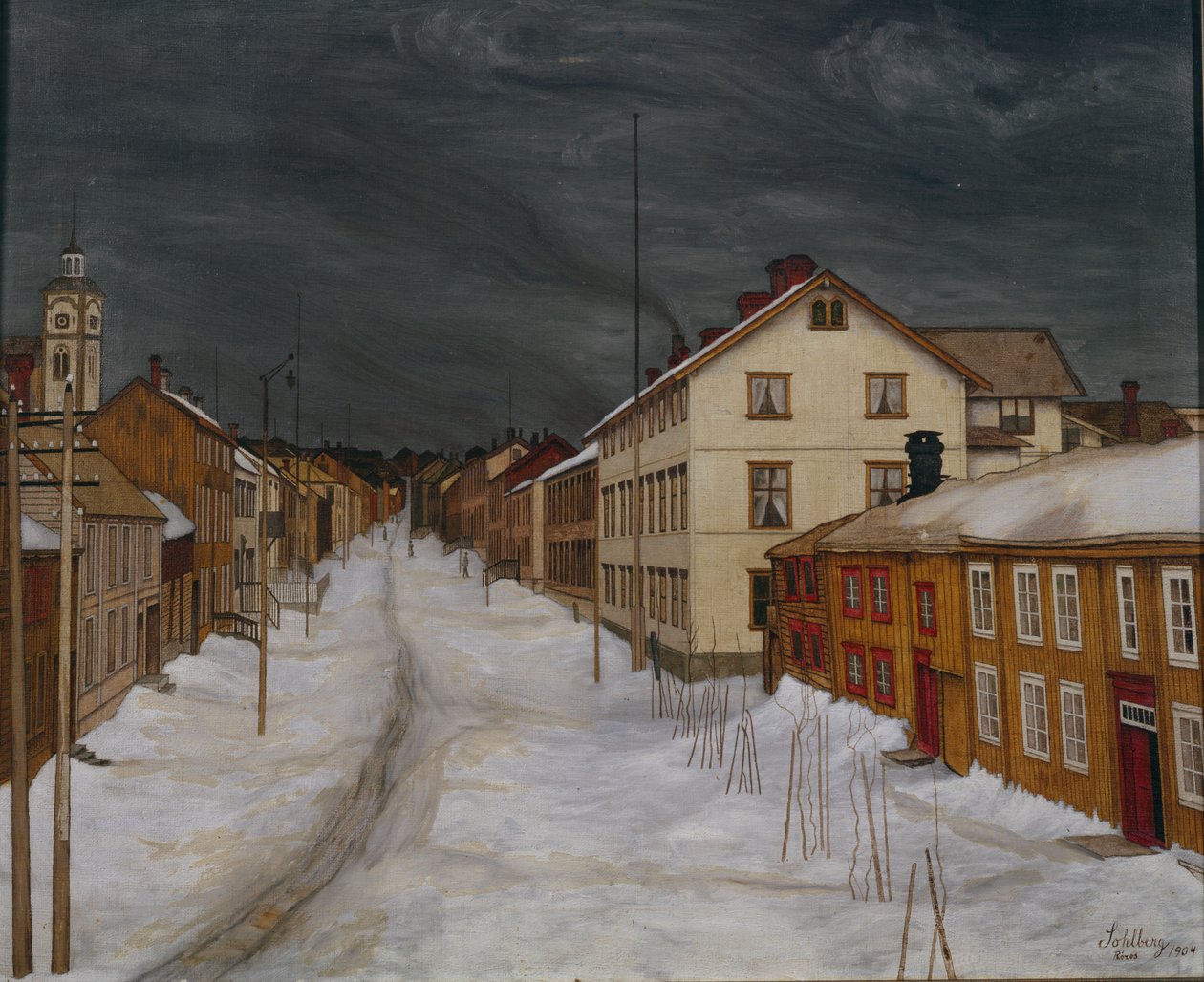Strada principale, Roros da Harald Oscar Sohlberg