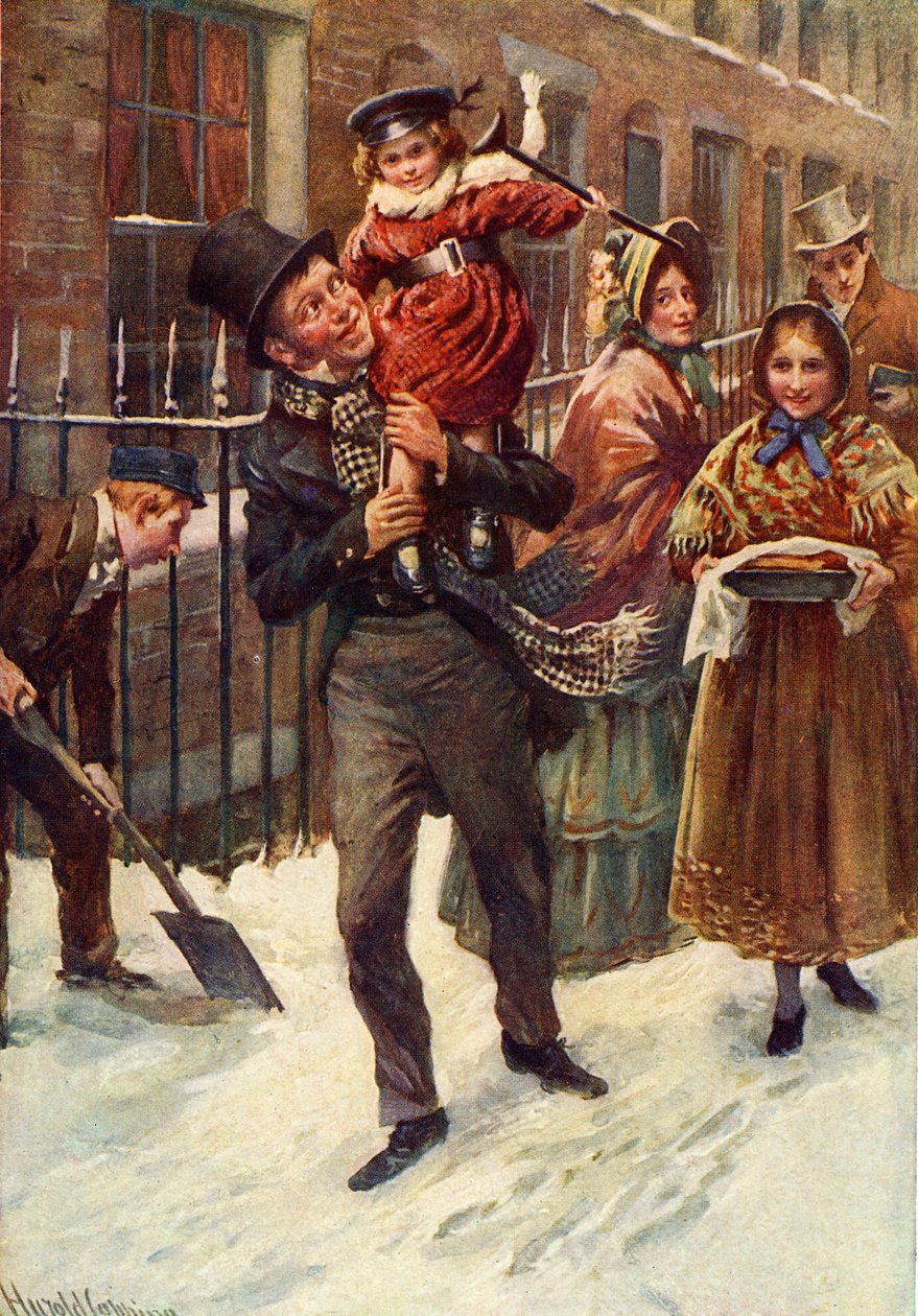 A Christmas Carol di Charles Dickens da Harold Copping