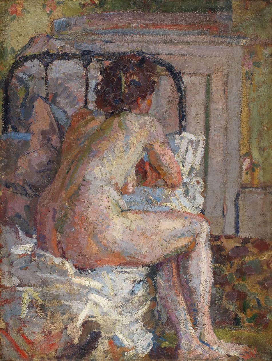 Nudo su un letto da Harold Gilman