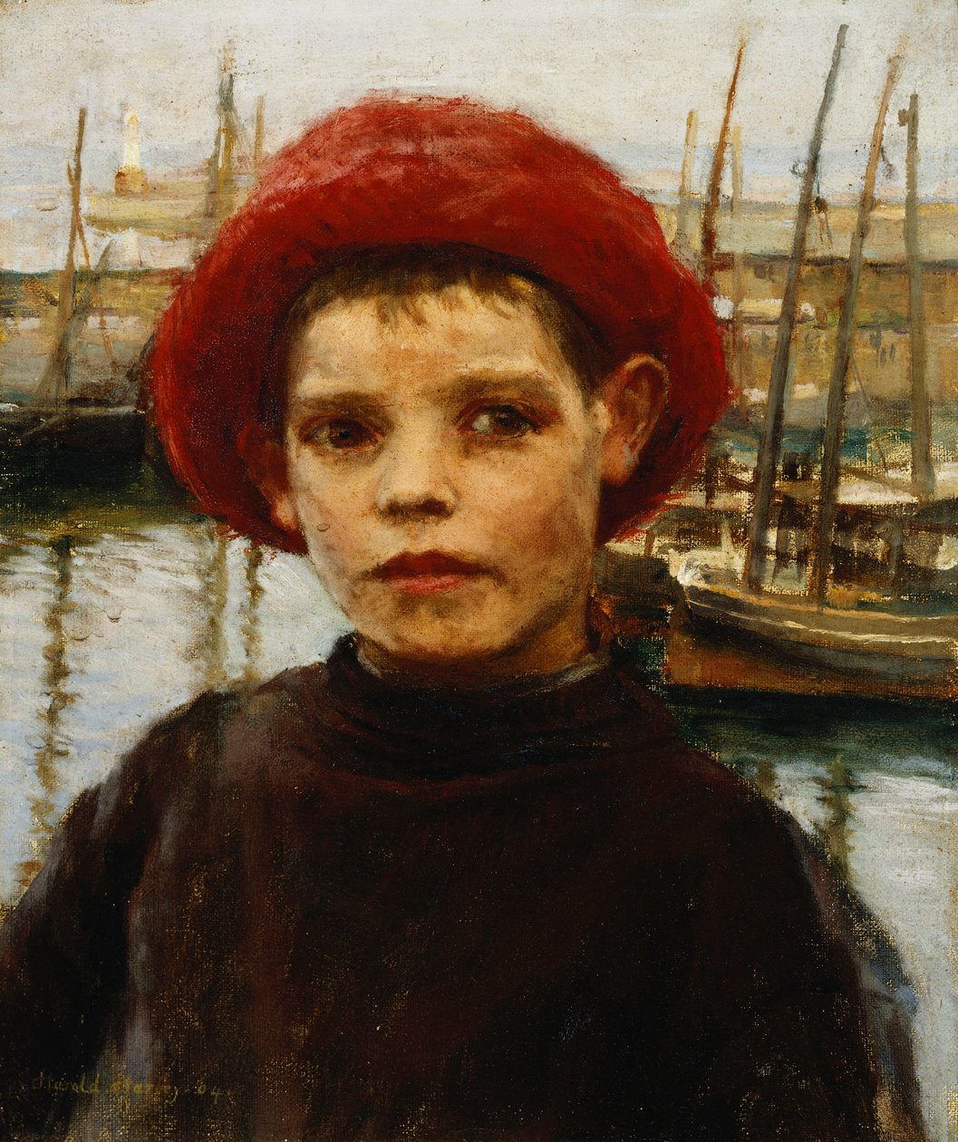 Ragazzo pescatore da Harold Harvey