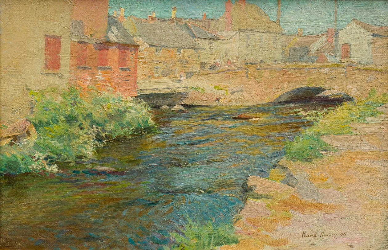 Ponte di Newlyn da Harold Harvey