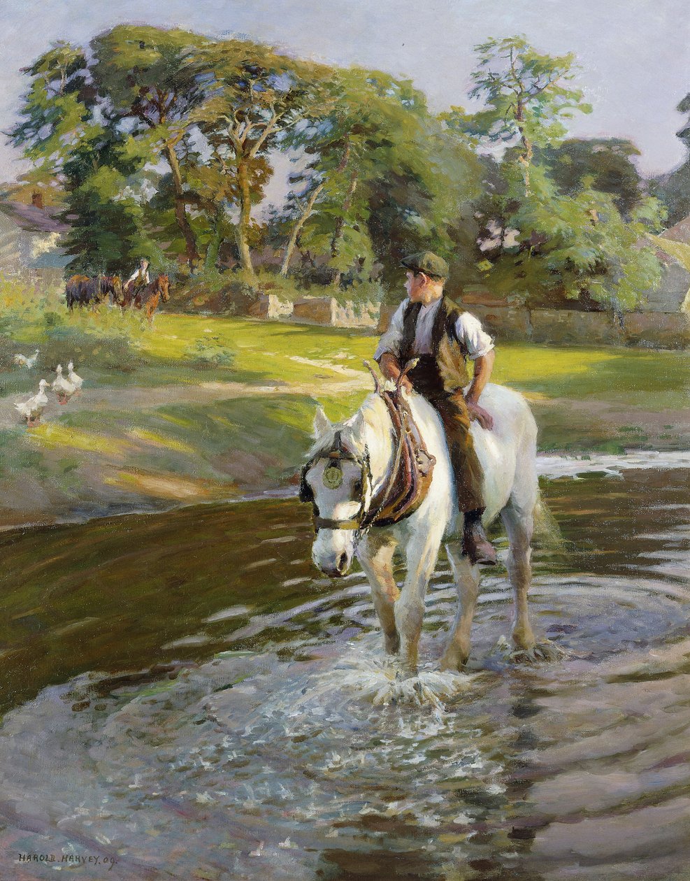 La fine di una giornata estiva da Harold Harvey