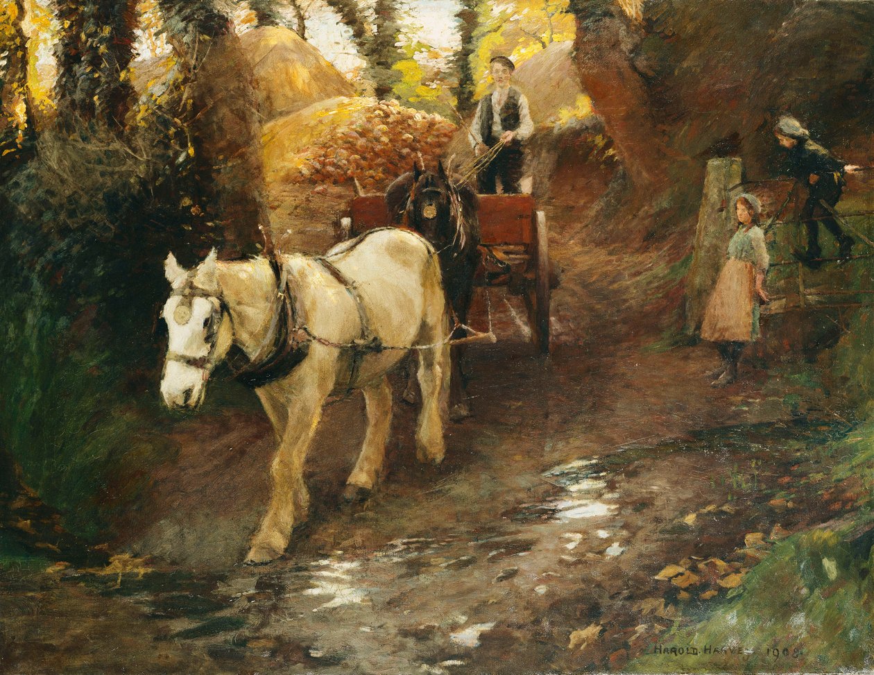 Il cancello della fattoria da Harold Harvey