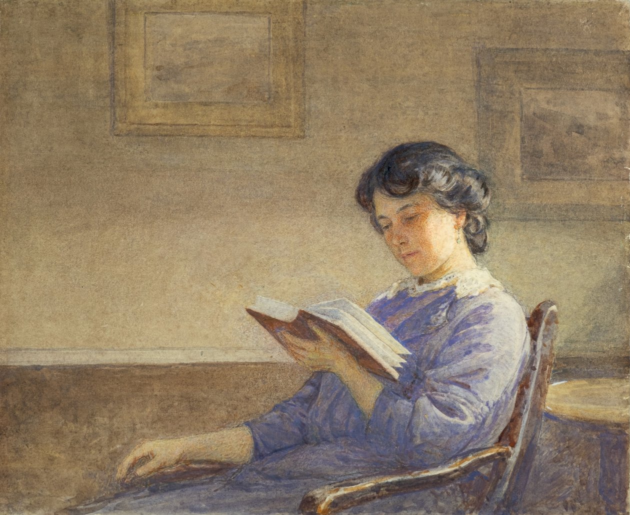 Lilian che legge da Harold Swanwick