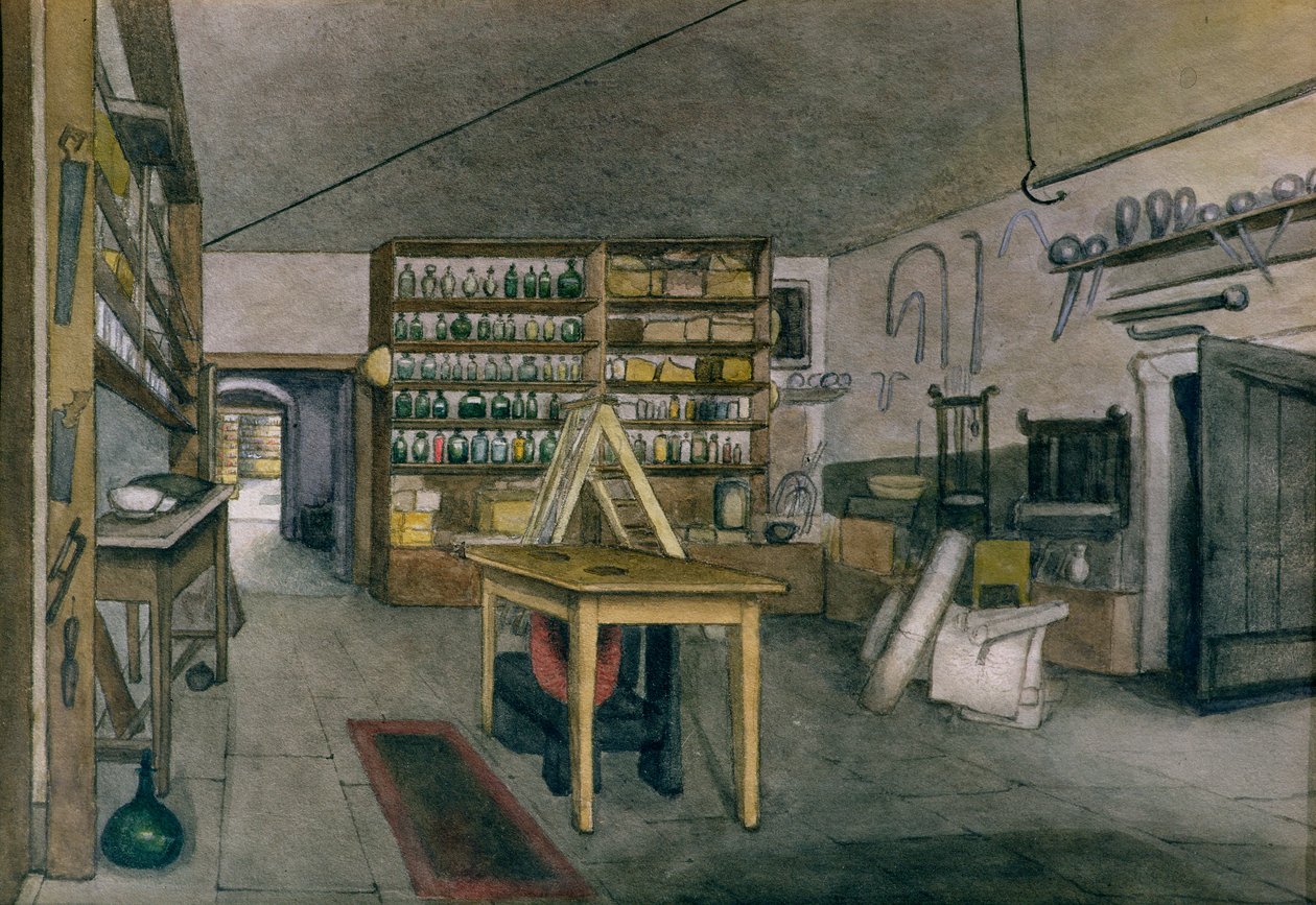 Laboratorio magnetico di Faraday, 1852 da Harriet Jane Moore