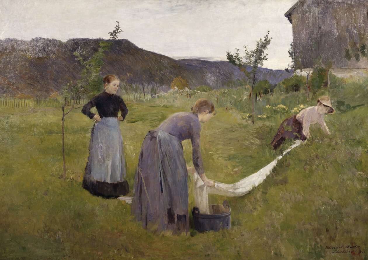 Candeggio della biancheria da Harriet Backer