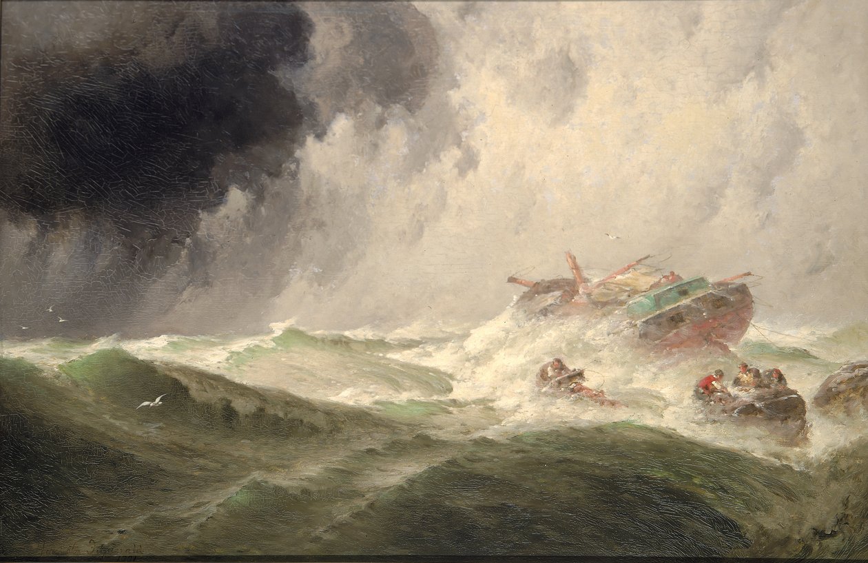 Il naufragio, 1901 da Harrington Fitzgerald