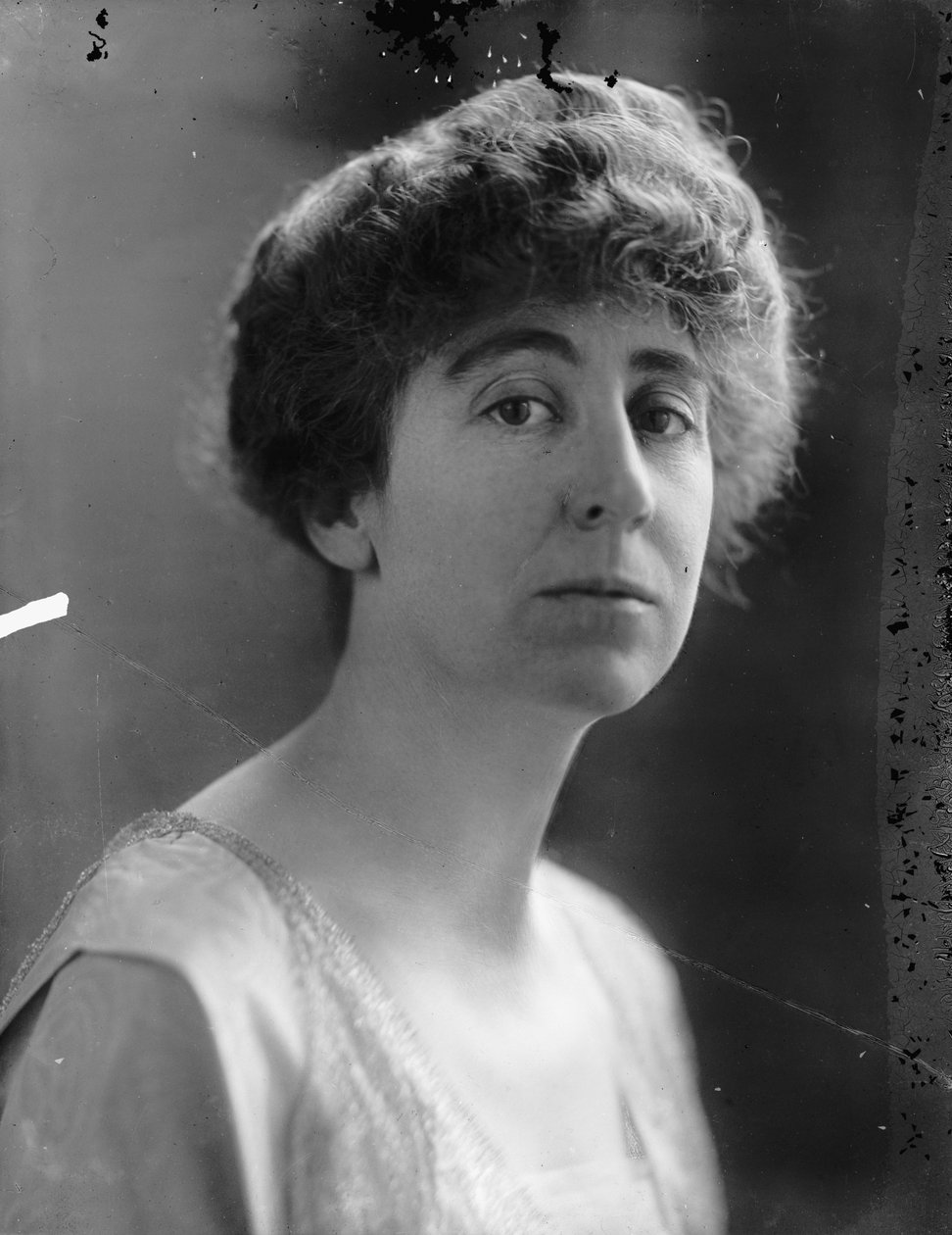 Jeanette Rankin, c.1917 (foto b/n) da Harris & Ewing