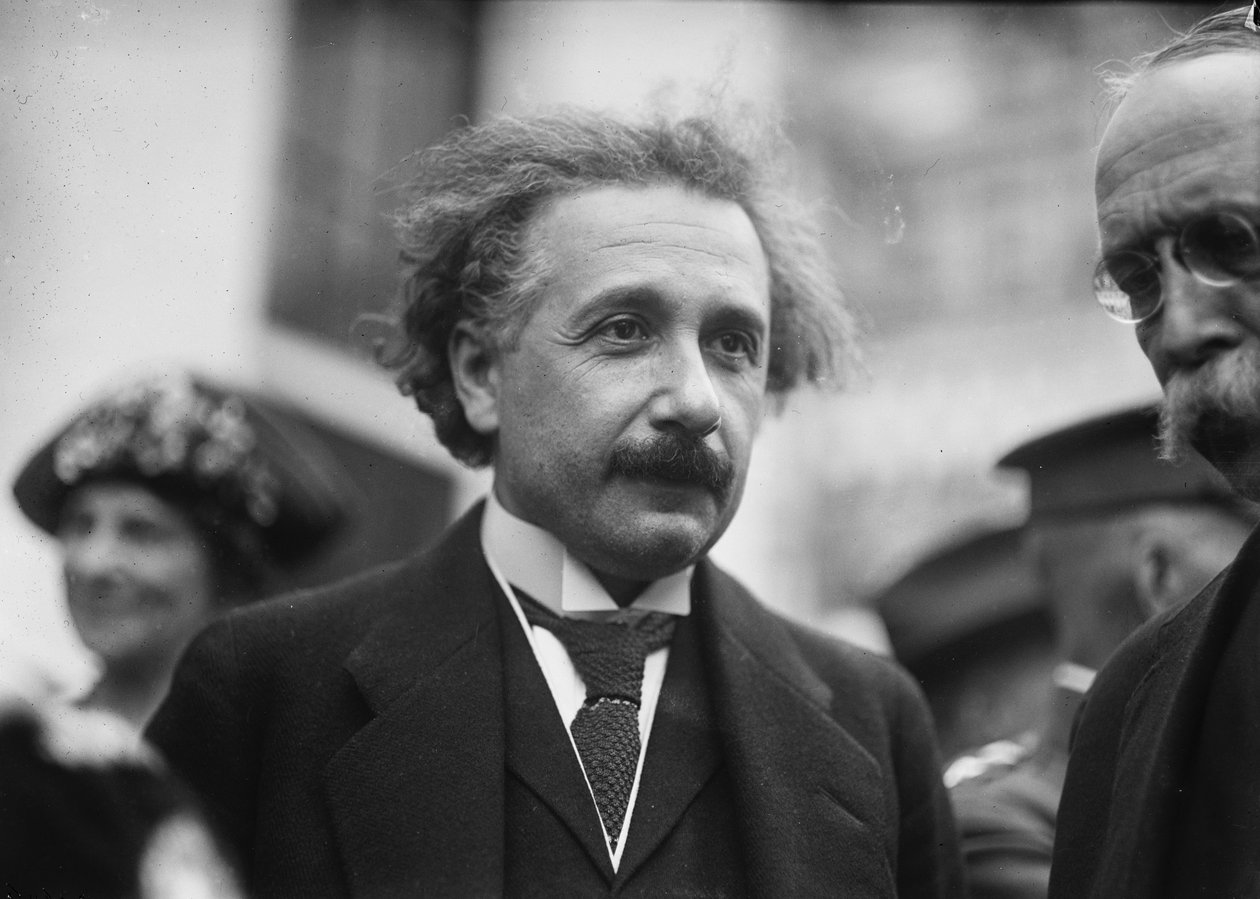 Ritratto di Albert Einstein da Harris & Ewing