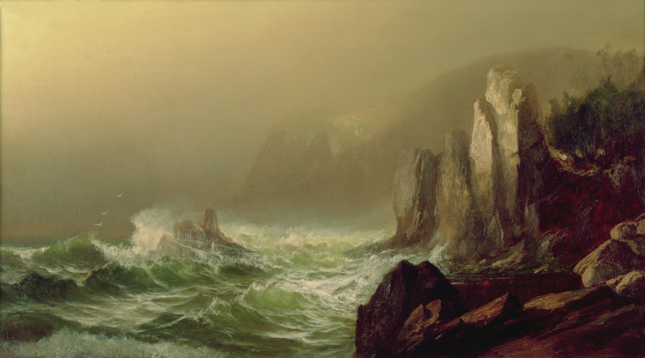 Isola di Grand Manan (olio su tela) da Harrison Bird Brown