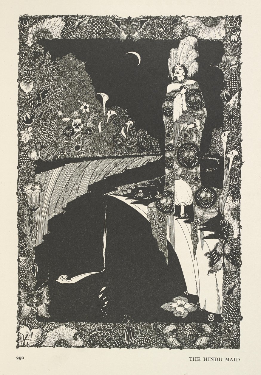 La fanciulla indù da Harry Clarke