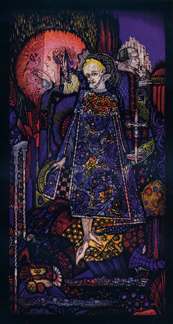 Il canto del principe pazzo, c1917 da Harry Clarke
