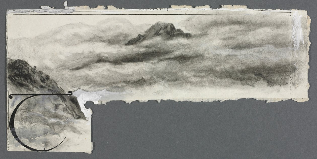 Paesaggio con nebbia da Harry Fenn