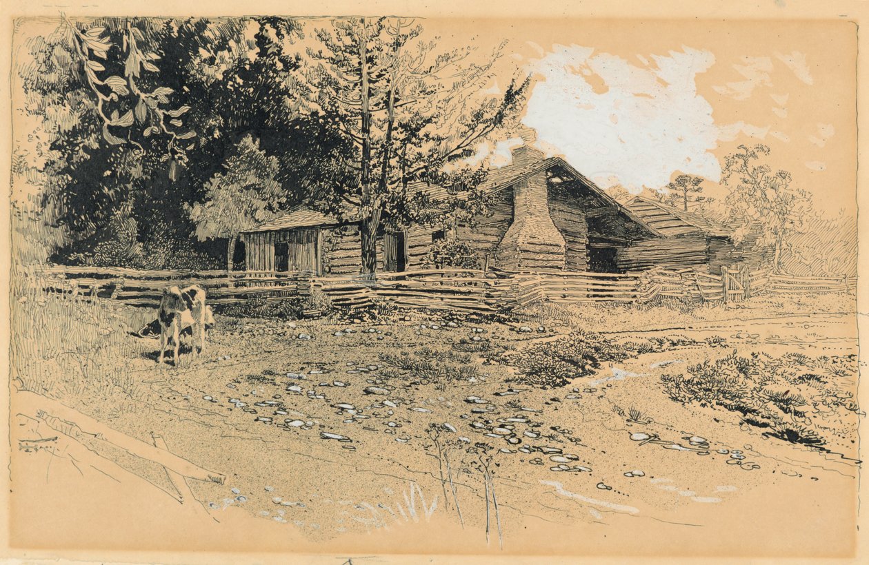 La fattoria Snodgrass, Chickamauga da Harry Fenn