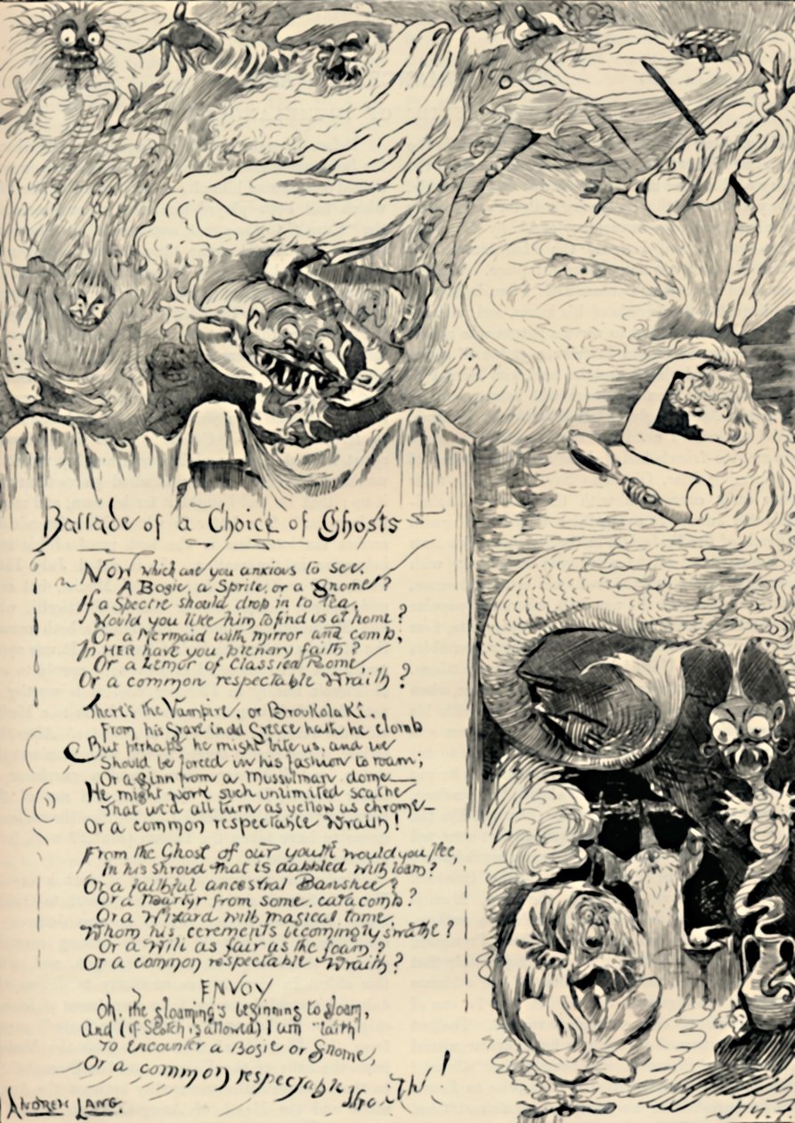 Ballata di una scelta di fantasmi da Harry Furniss