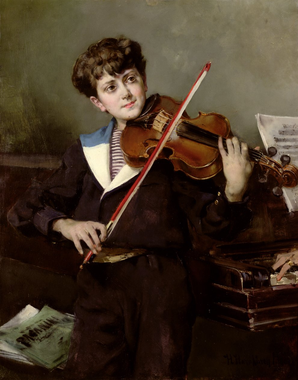 Il violinista da Harry Humphrey Moore
