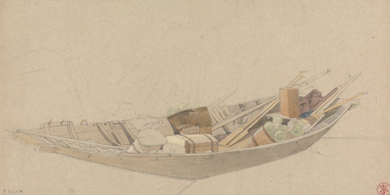 Una barca carica da Harry John Johnson