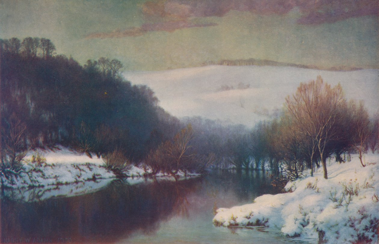 Sonno invernale, 1900 da Harry William Adams