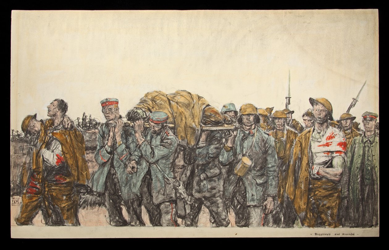 Prigionieri e feriti da Harvey T. Dunn