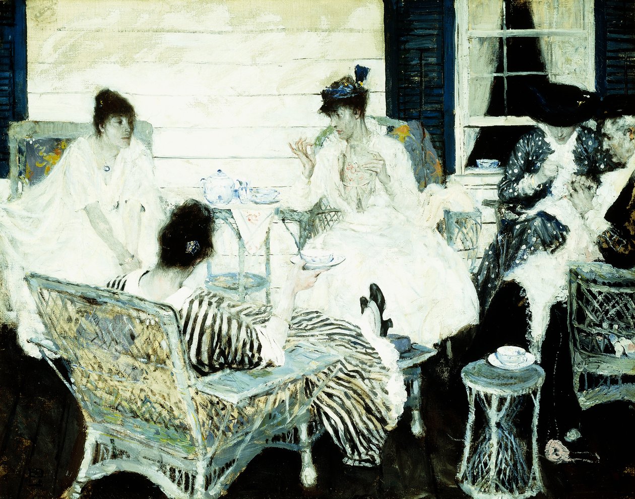 La Festa del Tè da Harvey T. Dunn