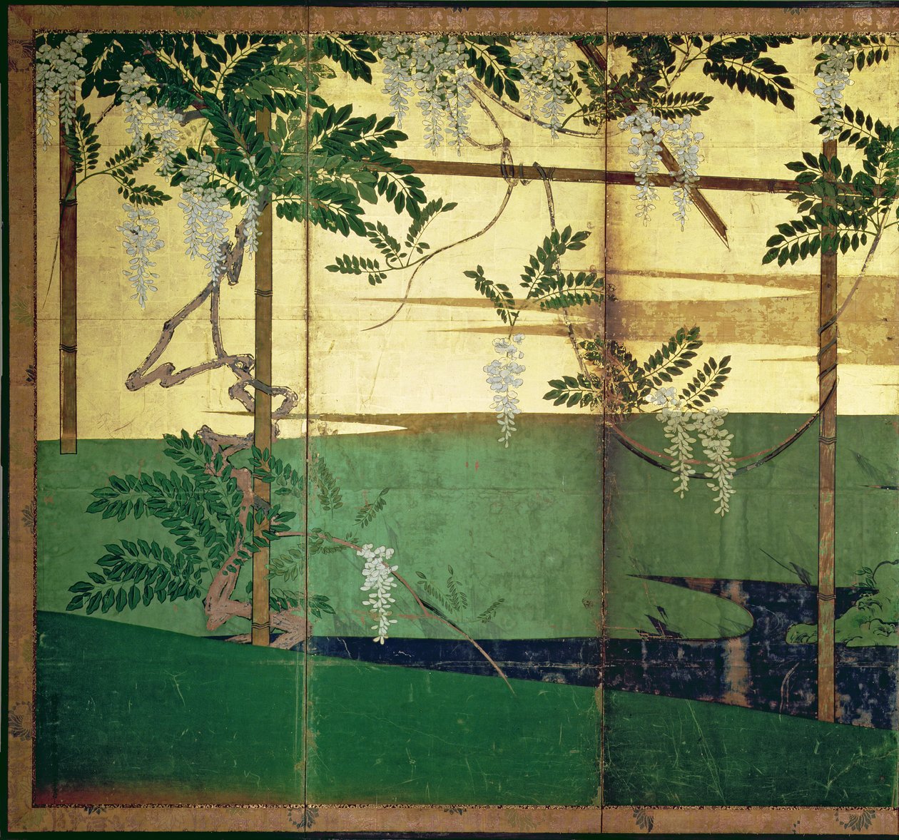 Glicine in fiore da Hasegawa Soen