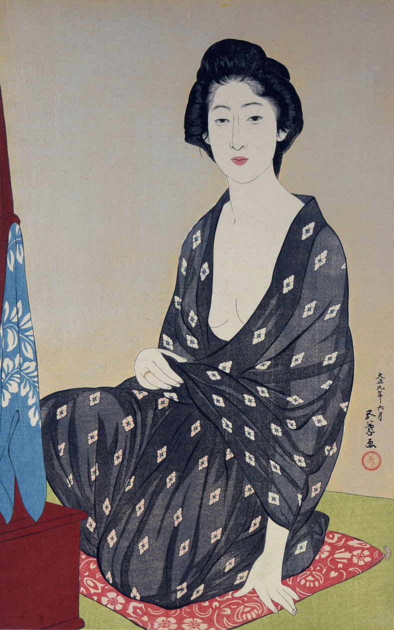 Donna in un Abito Estivo da Goyo Hashiguchi