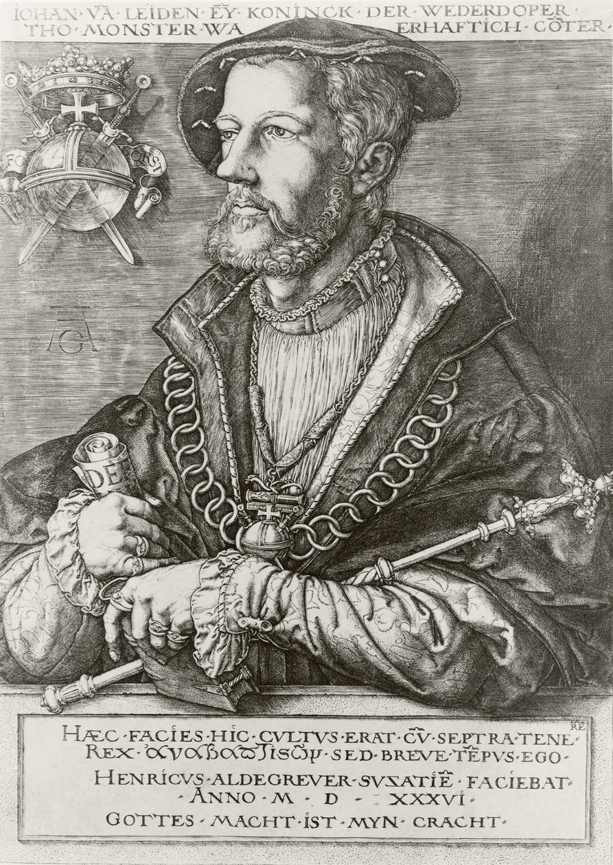 Giovanni di Leida da Heinrich Aldegrever
