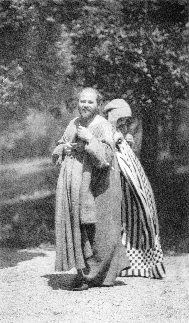 Gustav Klimt ed Emilie Flöge da Heinrich Böhler