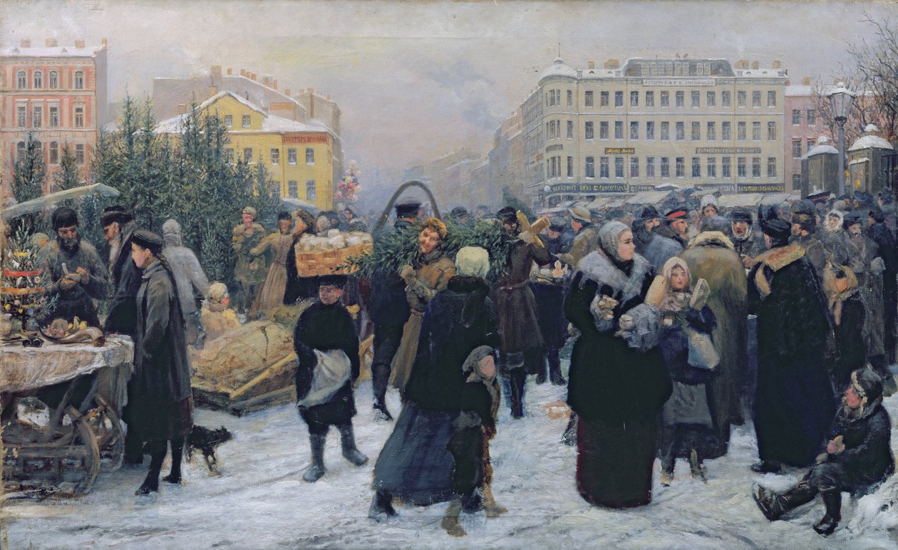 Fiera di Natale da Heinrich Matvejevich Maniser