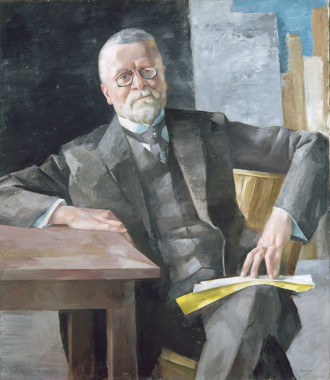 Professor Dr. Fritz Schumacher (1869-1947), 1927 da Heinrich Stegemann