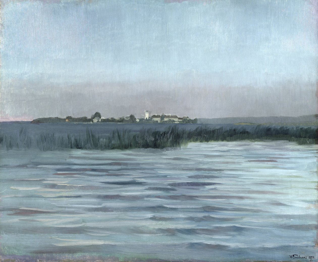Chiemsee, 1874 da Heinrich Wilhelm Truebner