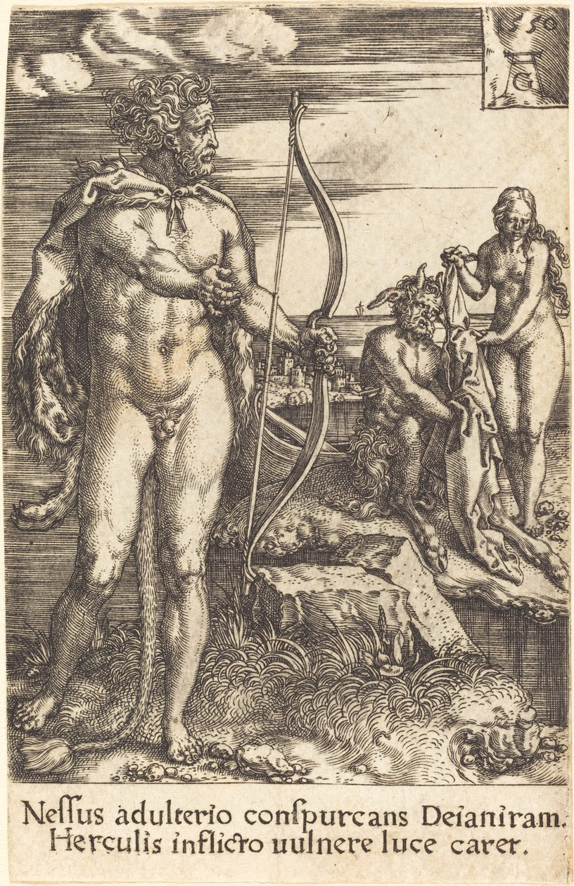Ercole che Uccide Nesso da Heinrich Aldegrever
