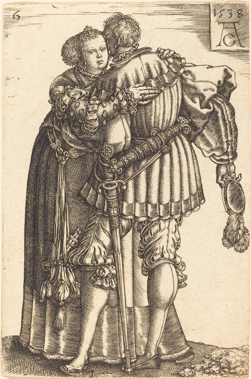 Grandi ballerini di nozze da Heinrich Aldegrever