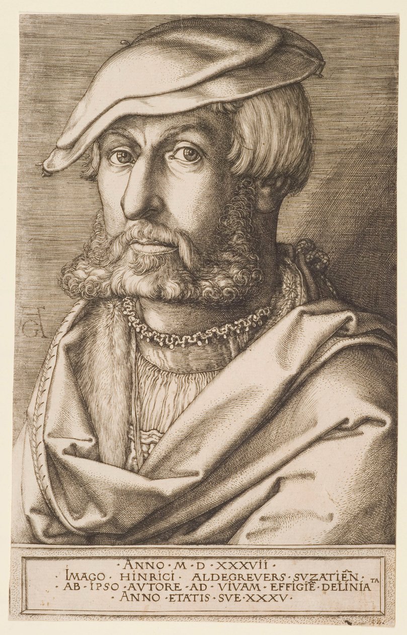 Autoritratto da Heinrich Aldegrever