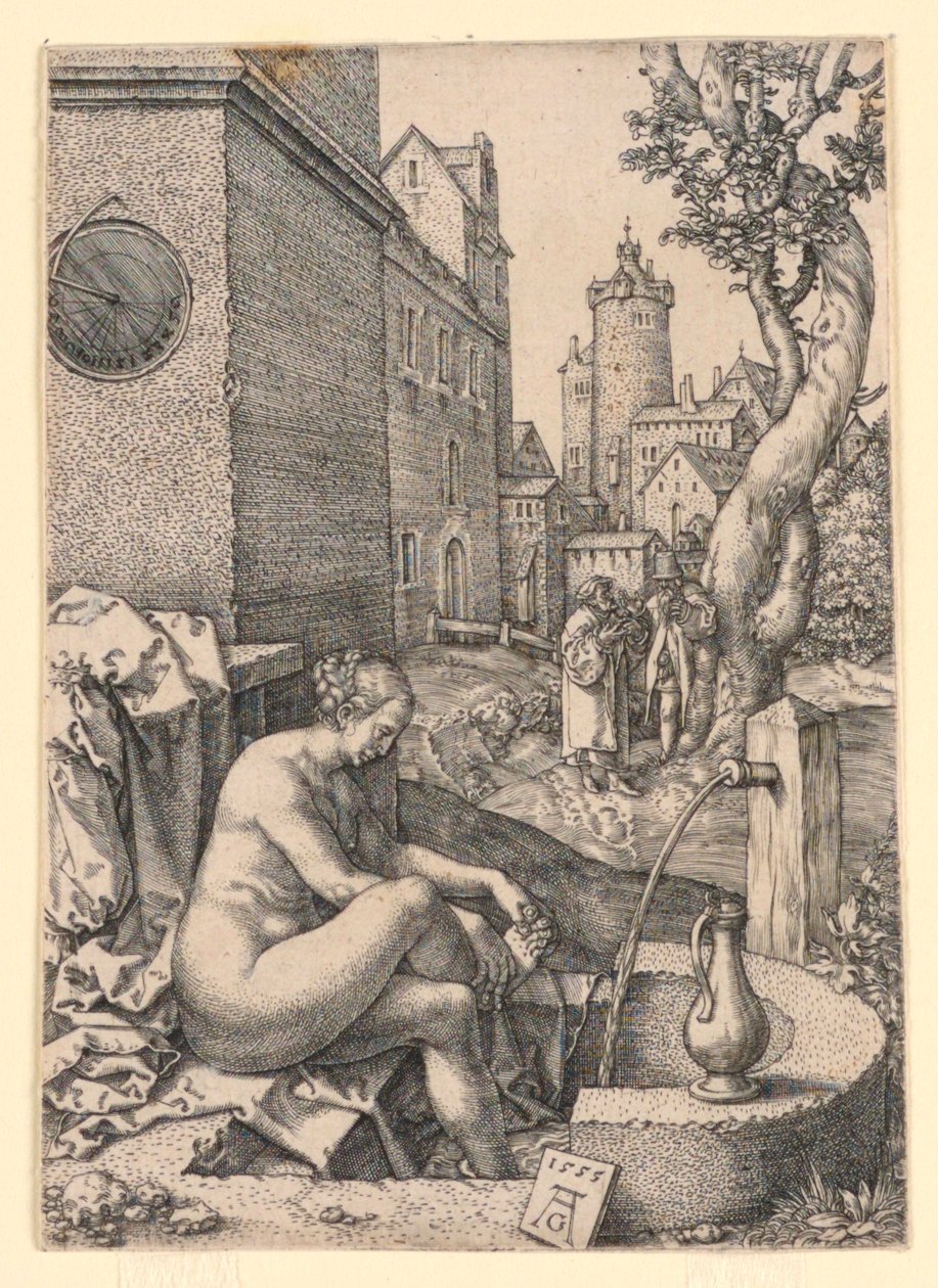 Susanna e i vecchioni da Heinrich Aldegrever