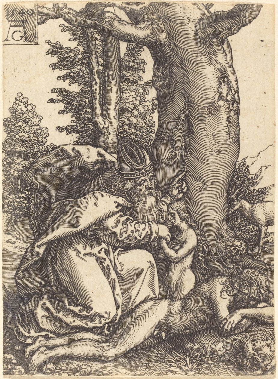 La Creazione di Eva da Heinrich Aldegrever