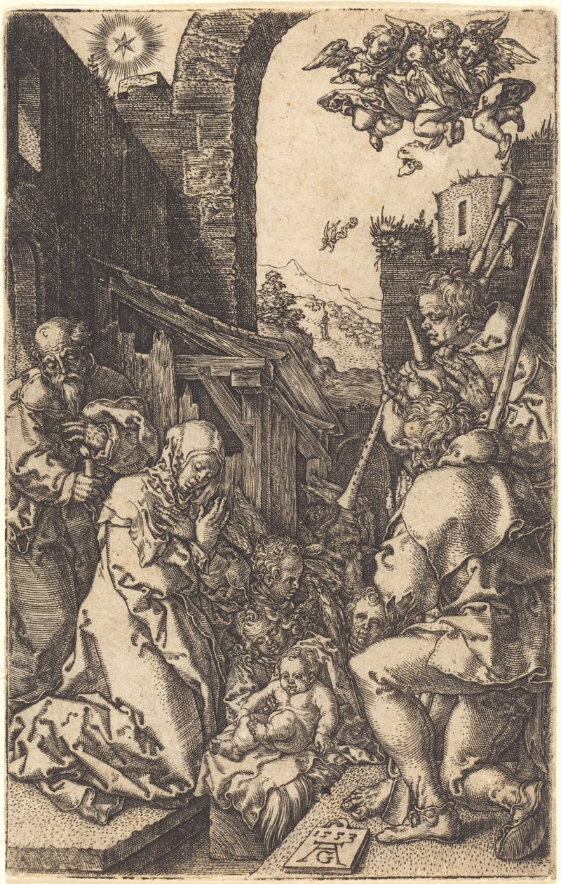 La Natività da Heinrich Aldegrever