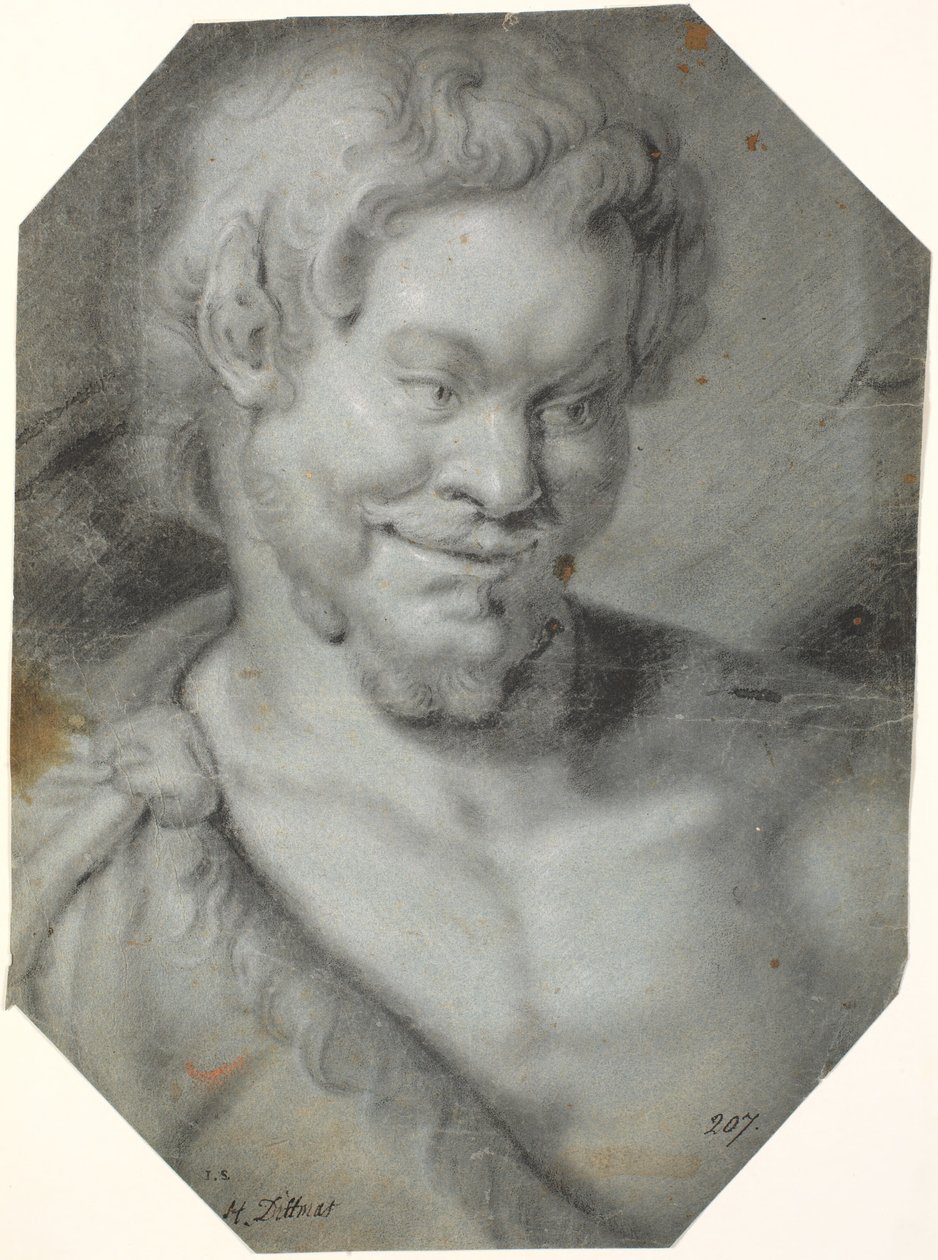 Mezzo busto di un fauno da Heinrich Dittmers