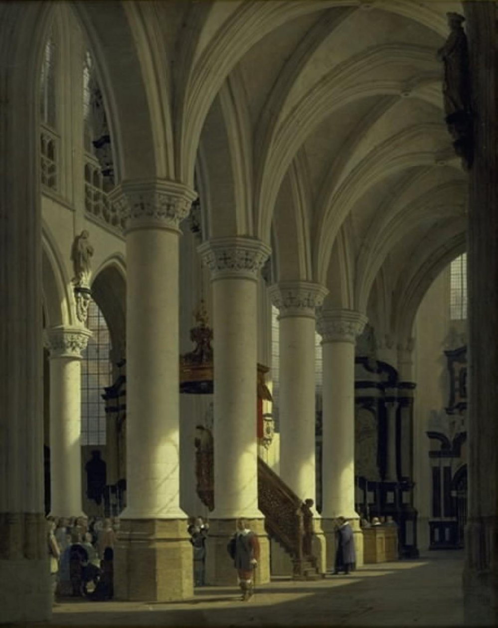La chiesa di St. Sablon a Bruxelles da Heinrich Hansen