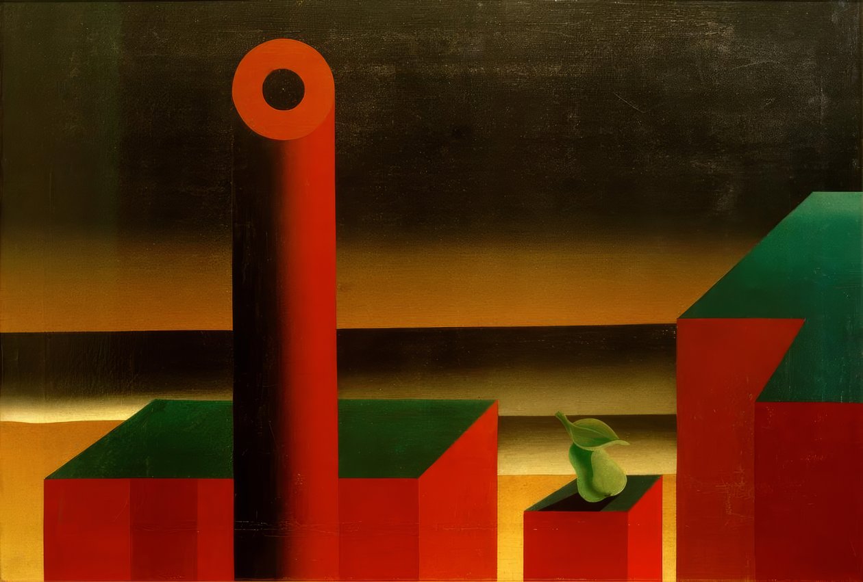 Paesaggio (Paesaggio industriale) da Heinrich Hoerle
